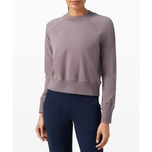 Lululemon 'Ready To Roll' Grey Crew Sweatshirt Size 10 - NWT